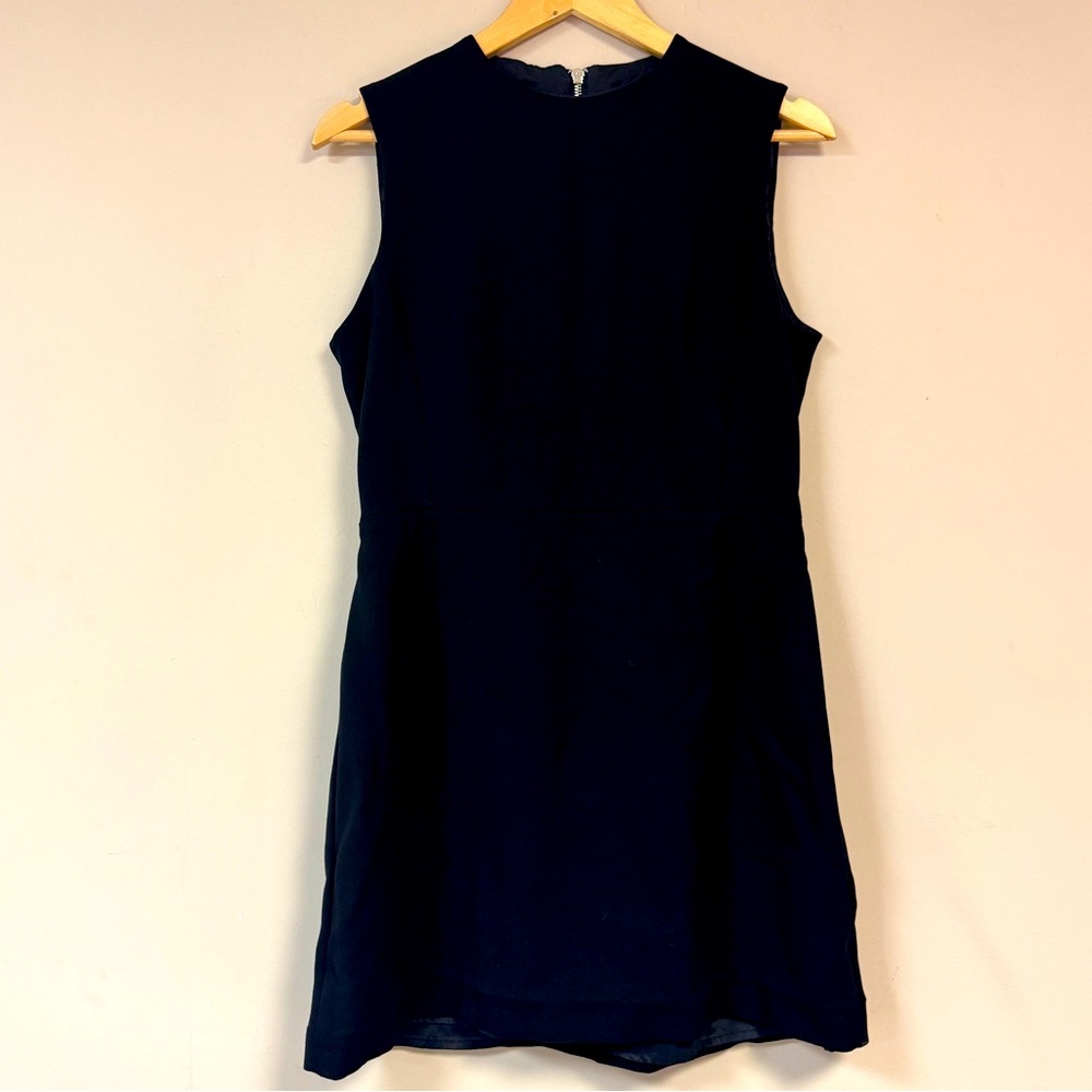 FRENCH CONNECTION LBD Black Sexy Dress Women’s 10 Sleeveless Shift Back Zipper
